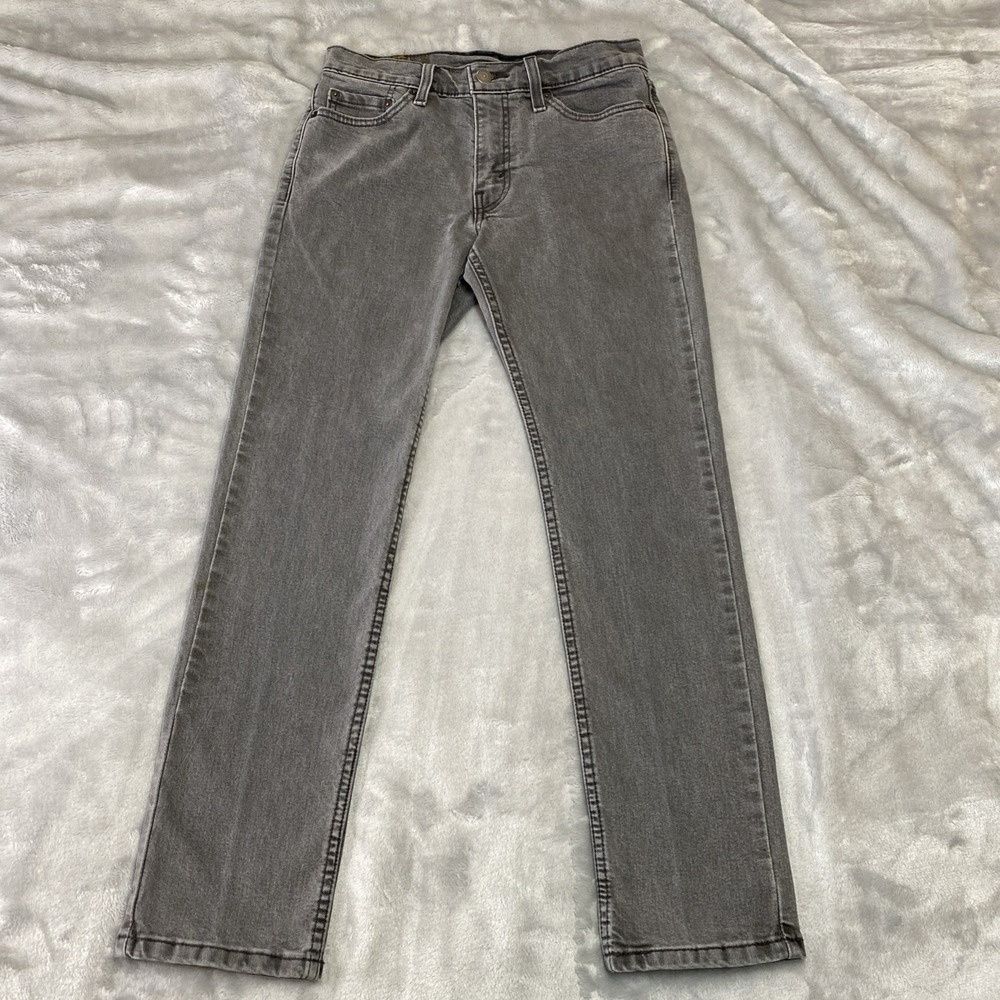 Levi's 511 Warm Jeans Men's 29×30 Gray After Hours Slim Stretch Denim